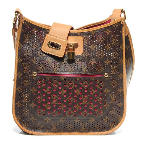 Louis Vuitton Perforated Monoram Musette Fuchsia .